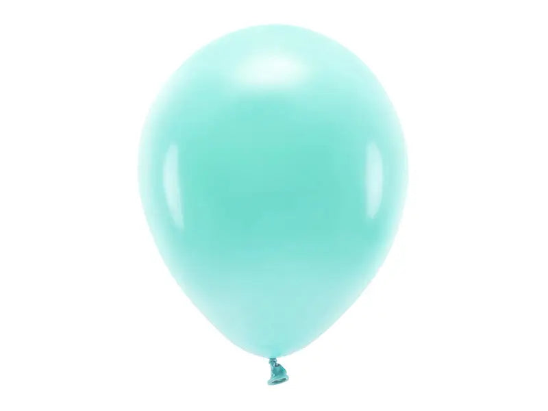 Eco Ballonger 30 cm pastell mörk mint 100-pack