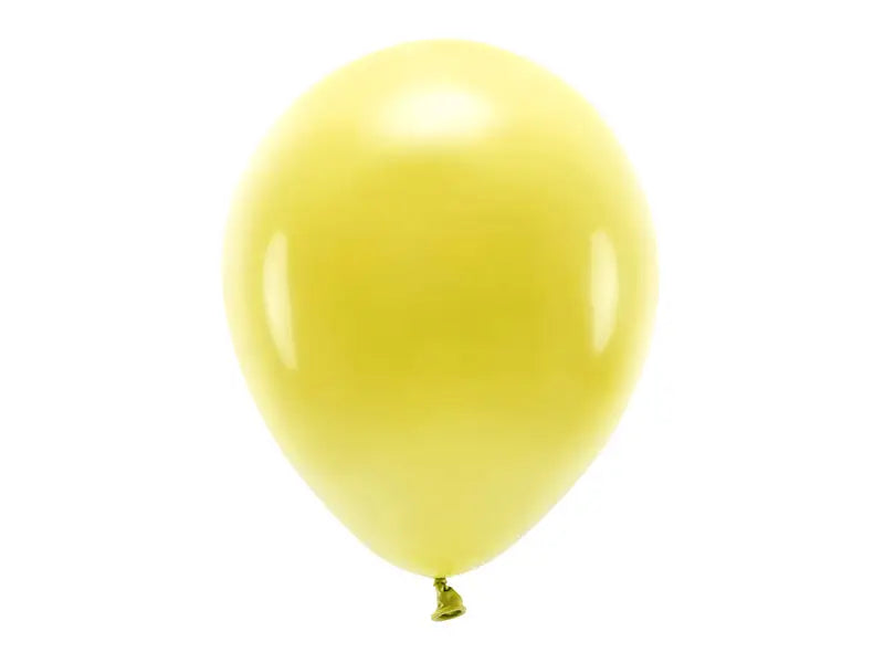 Eco Ballonger 30 cm pastell mörkgul 100-pack