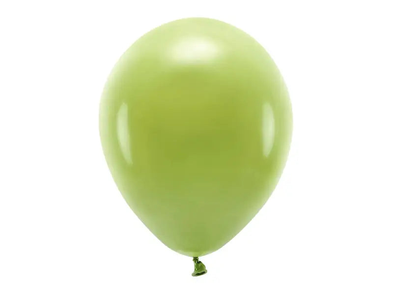 Eco ballonger 30 cm pastell olivgrön 10-pack