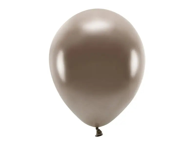 Eco Ballonger 30cm metallic brun 10-pack