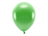 Eco Ballonger 30cm metallic gräsgrön 10-pack