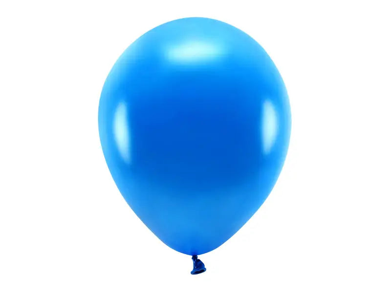 Eco Ballonger 30cm metallic marinblå 10-pack