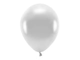 Eco Ballonger 30cm metallic silver 10-pack