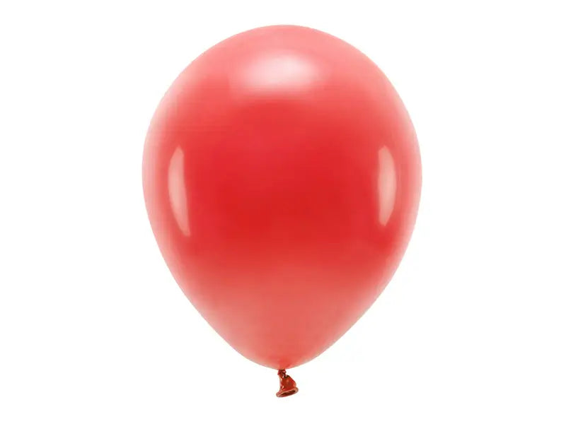 Eco Ballonger 30cm pastel röd 10-pack