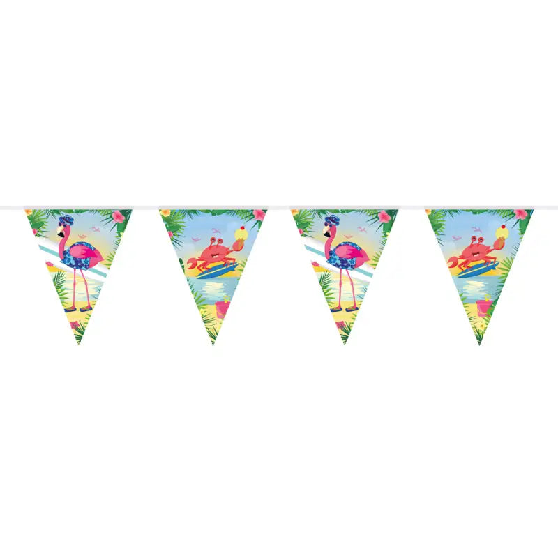 Flamingo Bunting - 10 meter - Girlang