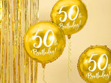 Folieballong 50-årsdag guld