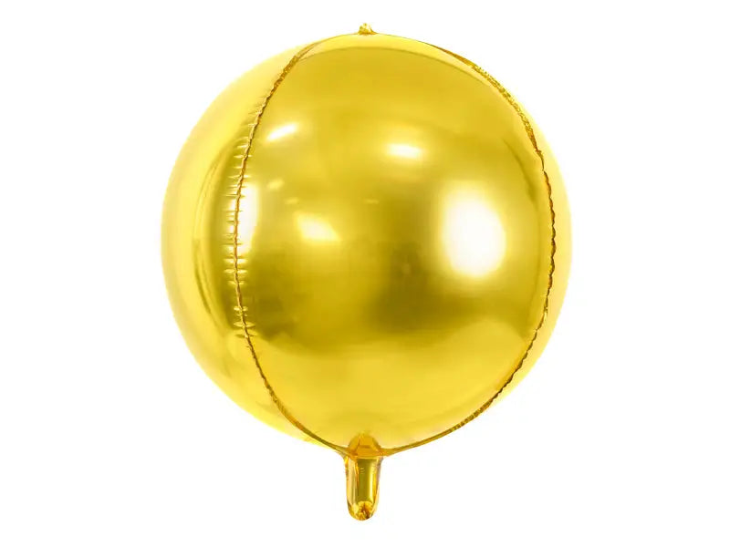 Folieballong boll 40 cm guld