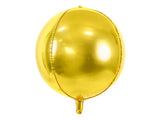 Folieballong boll 40 cm guld