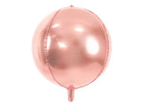 Folieballong boll 40 cm roséguld