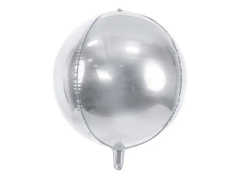 Folieballong boll 40 cm silver