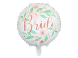 Folieballong Flower Bride vit