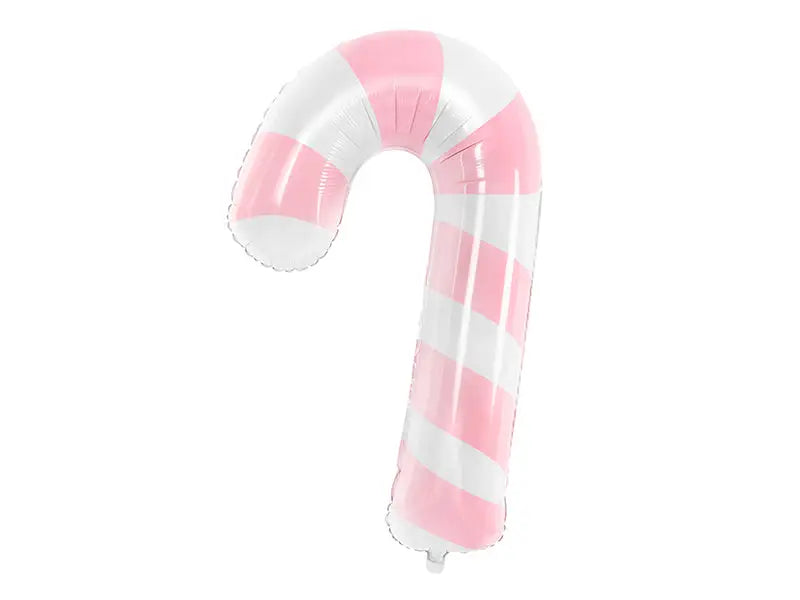 Folieballong Candy cane rosa