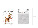 Folieballong Reindeer mix