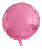 Folieballong Rund Rosa Metallic Matt - 45 cm - Folieballong