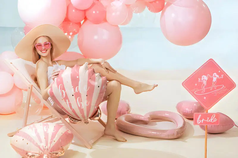 Folieballong Seashell Bride to be mix