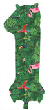 Folieballong Siffror Jungle Vibe - 86 cm - 1 - Folieballong