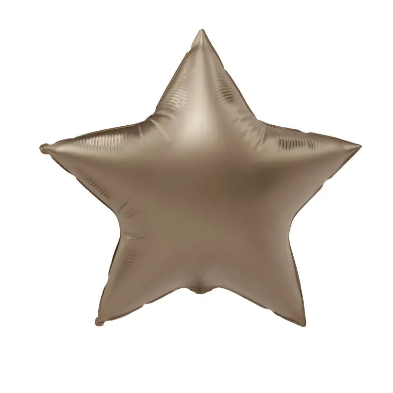 Foliebalong Form Stjärna - Starlight Guld - Ultra Matt - 41 cm - Folieballong