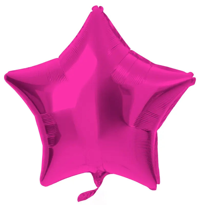 Folieballong Stjärnformad Magenta - 45 cm - Folieballong