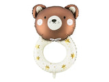 Folieballong Teddy rattle mix