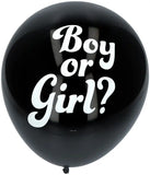 Gender Reveal Balloon Boy med blå konfetti 41cm - 3 stycken - Latexballonger