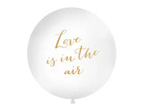 Giant Balloon 1 m Love is in the air white