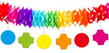 Garland with Pendants Colors Party - 4 meter - Girlang