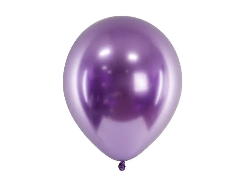 Glansiga ballonger 30cm violett