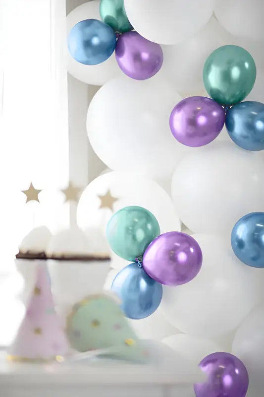 Glossy Ballonger 12 cm lila