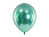 Glossy Ballonger 30 cm flaska grön