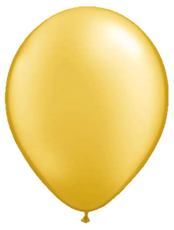 Golden Metallic Balloons 30cm - 10 stycken - Latexballonger