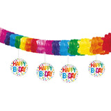 Happy Bday Dots Garland with Hanger - 4 meter - Girlang