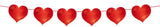 Heart Garland - 6 meter - Girlang