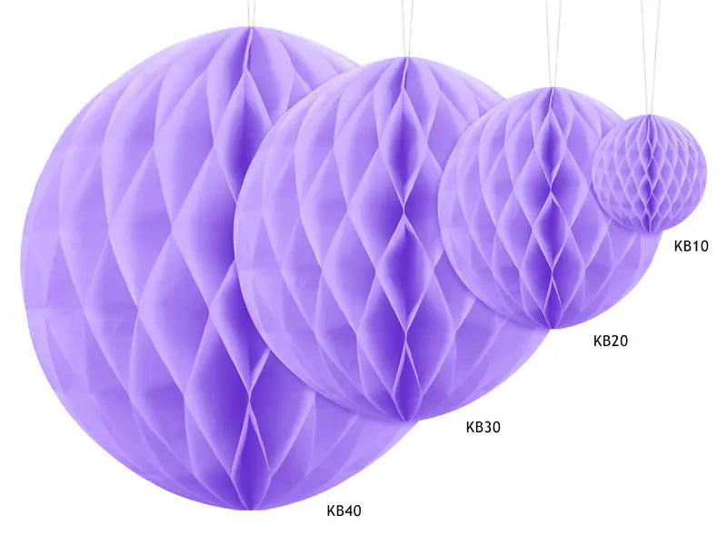 Honeycomb Ball lilac 20 cm