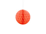 Honeycomb Ball orange 10 cm 10-pack