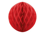 Honeycomb Ball röd 40 cm 10-pack