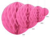 Honeycomb Ball rosa 10 cm 10-pack