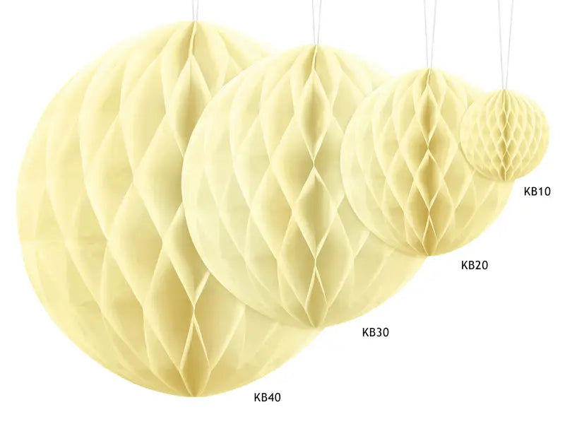 Honeycomb Ball strå 10 cm 10-pack