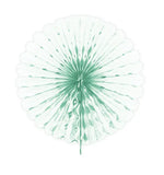 Honeycomb Fan Mint Green - 45cm - Honeycombs