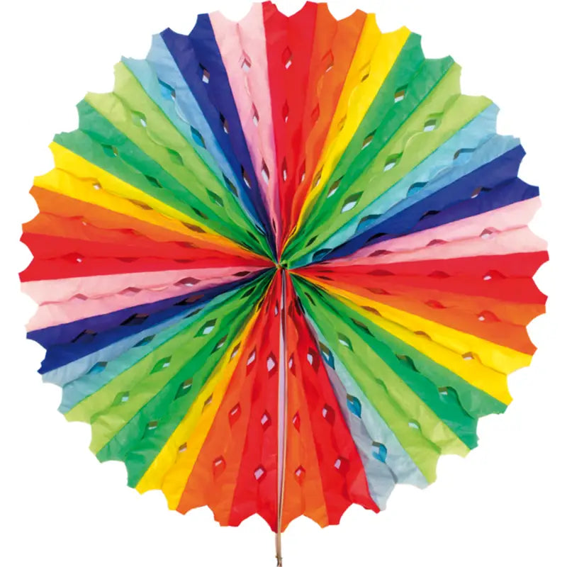 Honeycomb Fan Rainbow - 45cm - Honeycombs