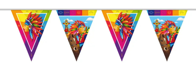 Indian Party Bunting - 10 meter - Girlang