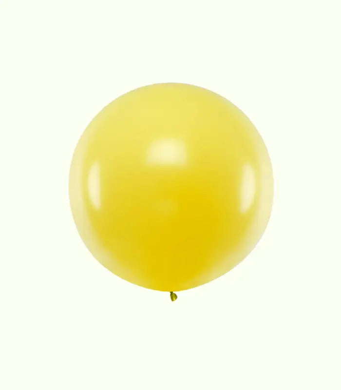 Jätteballong 1m Pastell Gul - Jätteballong