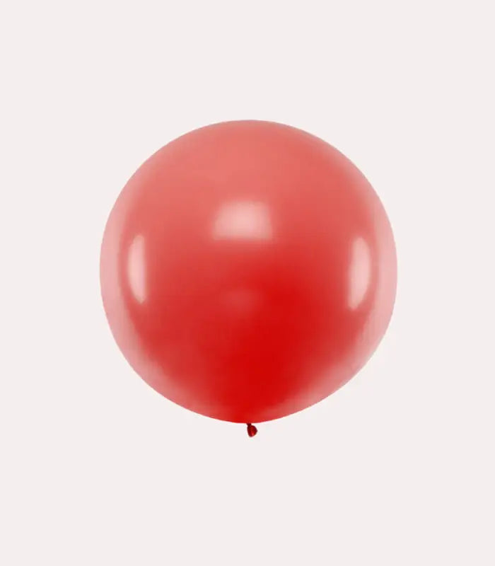 Jätteballong 1m Pastell Röd - Ballong