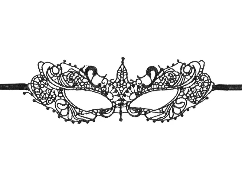 Carnival mask lace pattern 1 black