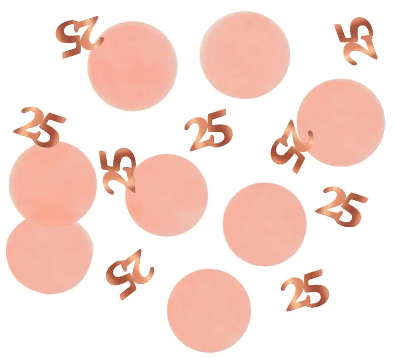 Confetti Elegant Lush Blush 25 år - 25 gram - Konfetti