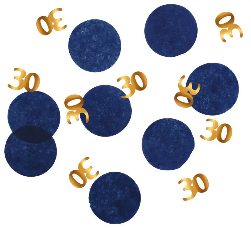 Confetti Elegant True Blue 30 Years - 25 gram - Konfetti