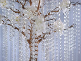 Crystal garland colourless 1m