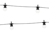 LED Festoon lights black 5m doesn’t contain UK plug