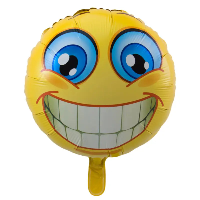 Leende emoticonfolieballong - 45cm - Folieballong