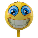 Leende emoticonfolieballong - 45cm - Folieballong