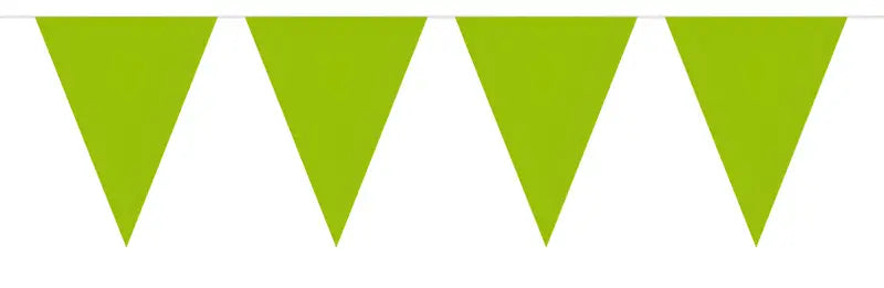 Lime Green Bunting XL - 10 meter - Girlang